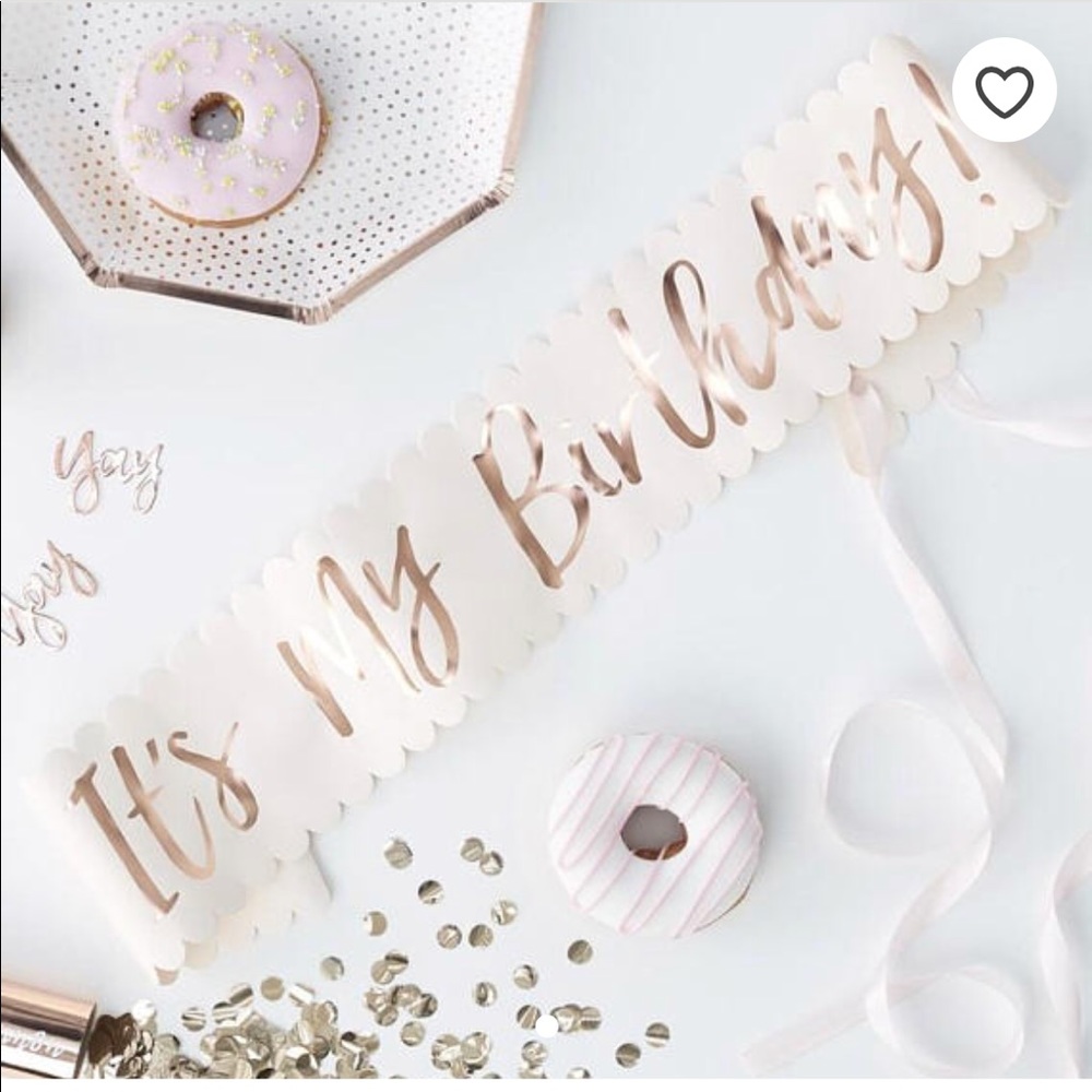 “It’s my birthday!” Sash